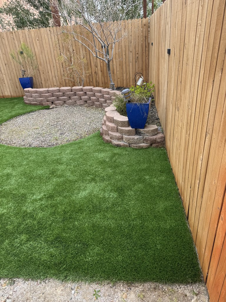 Clean vibrant artificial turf after professional cleaning by Turf Cleaning SD