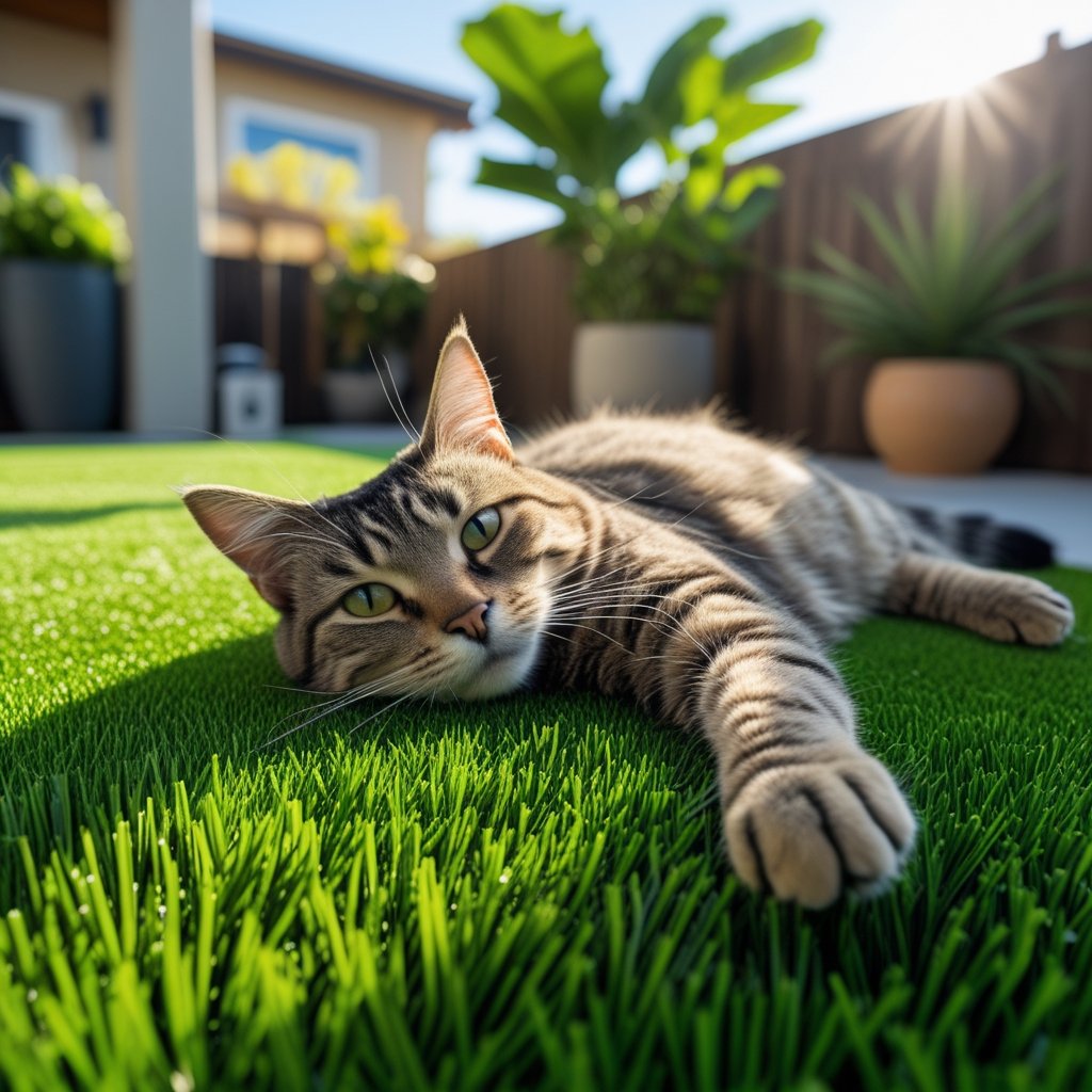 Is Artificial Turf Safe for Cats?