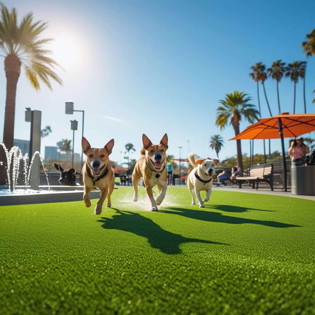 Dog Park Turf Cleaning in San Diego