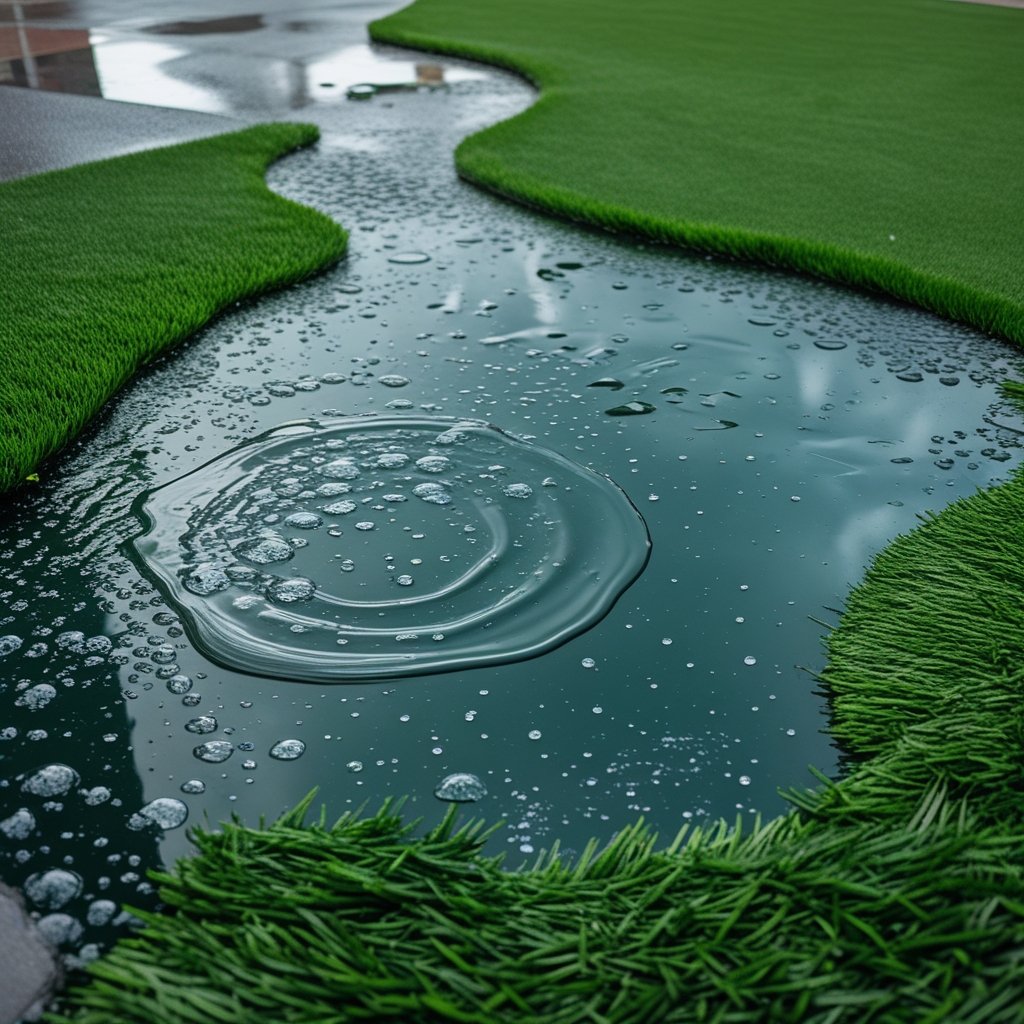 How to Fix Standing Water on Your Artificial Turf