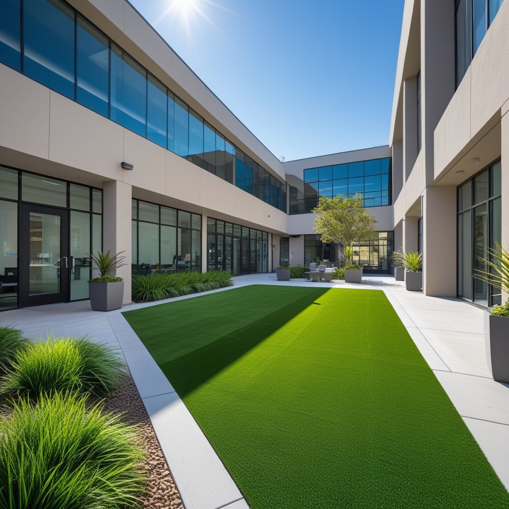 Office Building Turf Maintenance