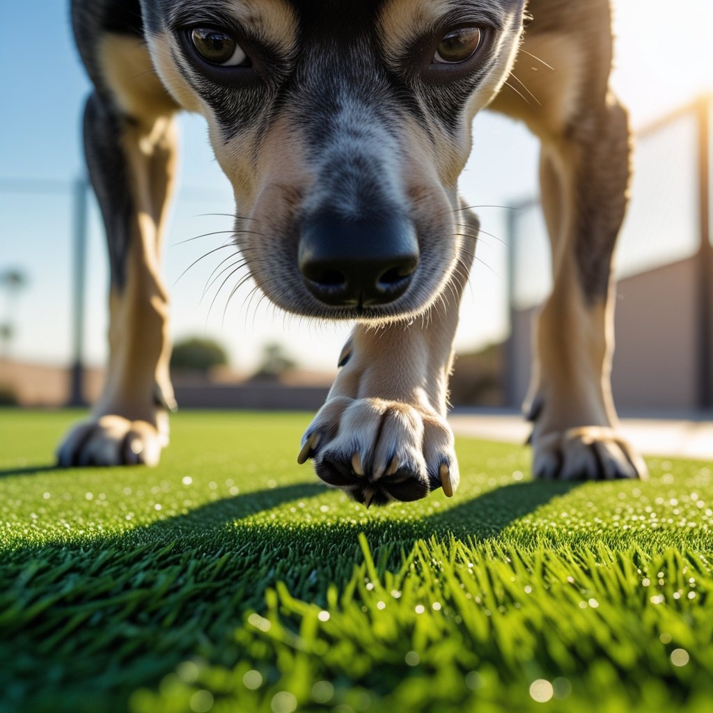 Protecting Pet Paws from Hot Artificial Turf