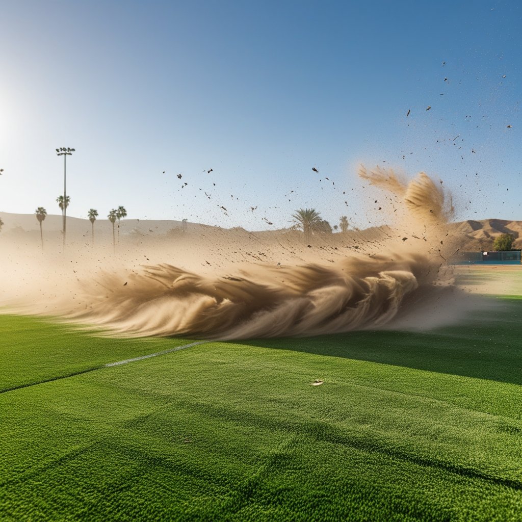 Protecting Your Turf from Santa Ana Winds