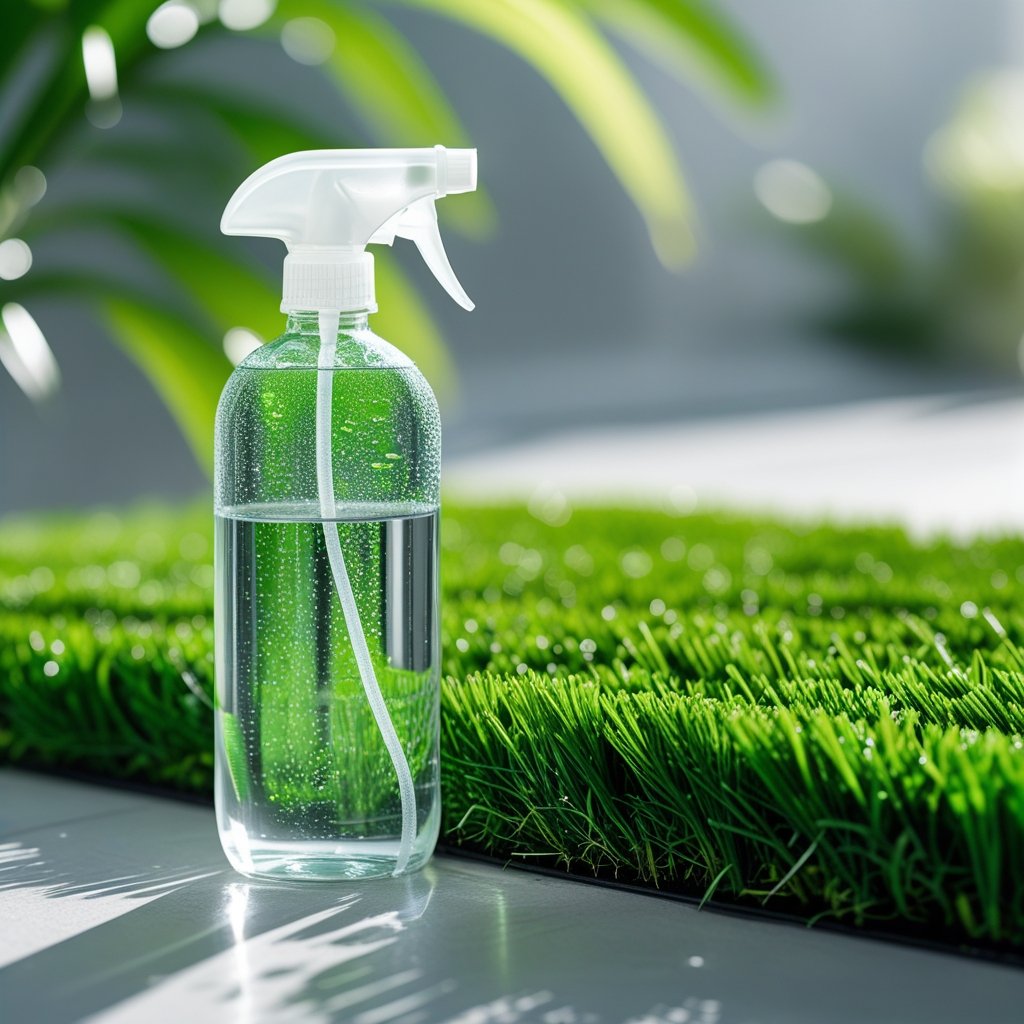 Using Vinegar Solutions to Clean Artificial Turf