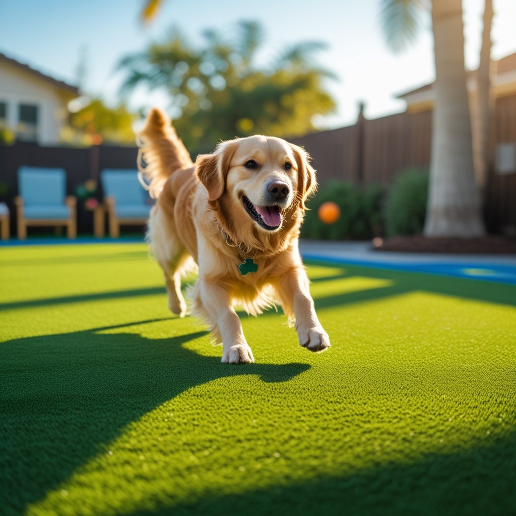 Pet-safe turf cleaning